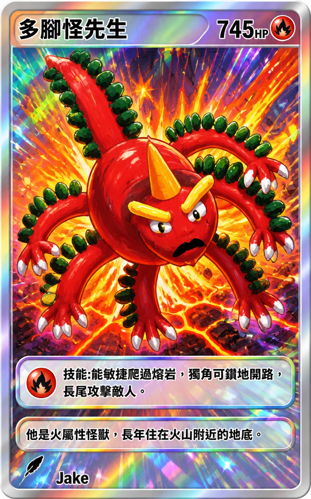 妙想天開怪異獸 physical card front