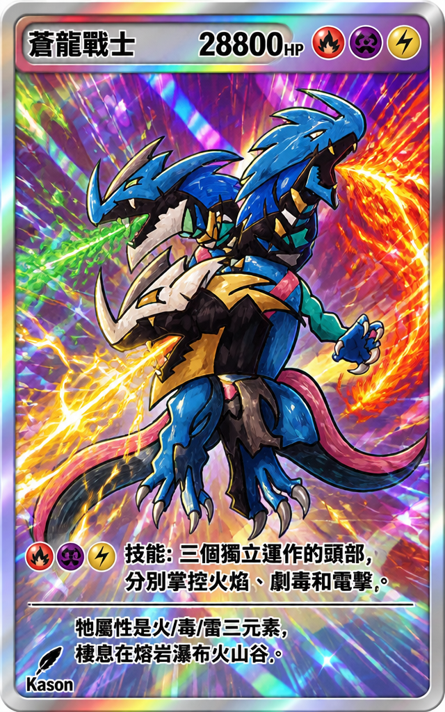 妙想天開怪異獸 physical card front